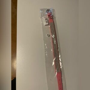 Pink Rhinestone Dog Collar